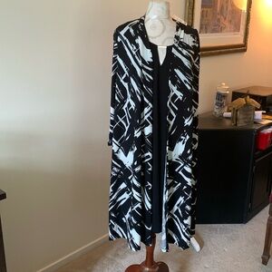 Black and white dress